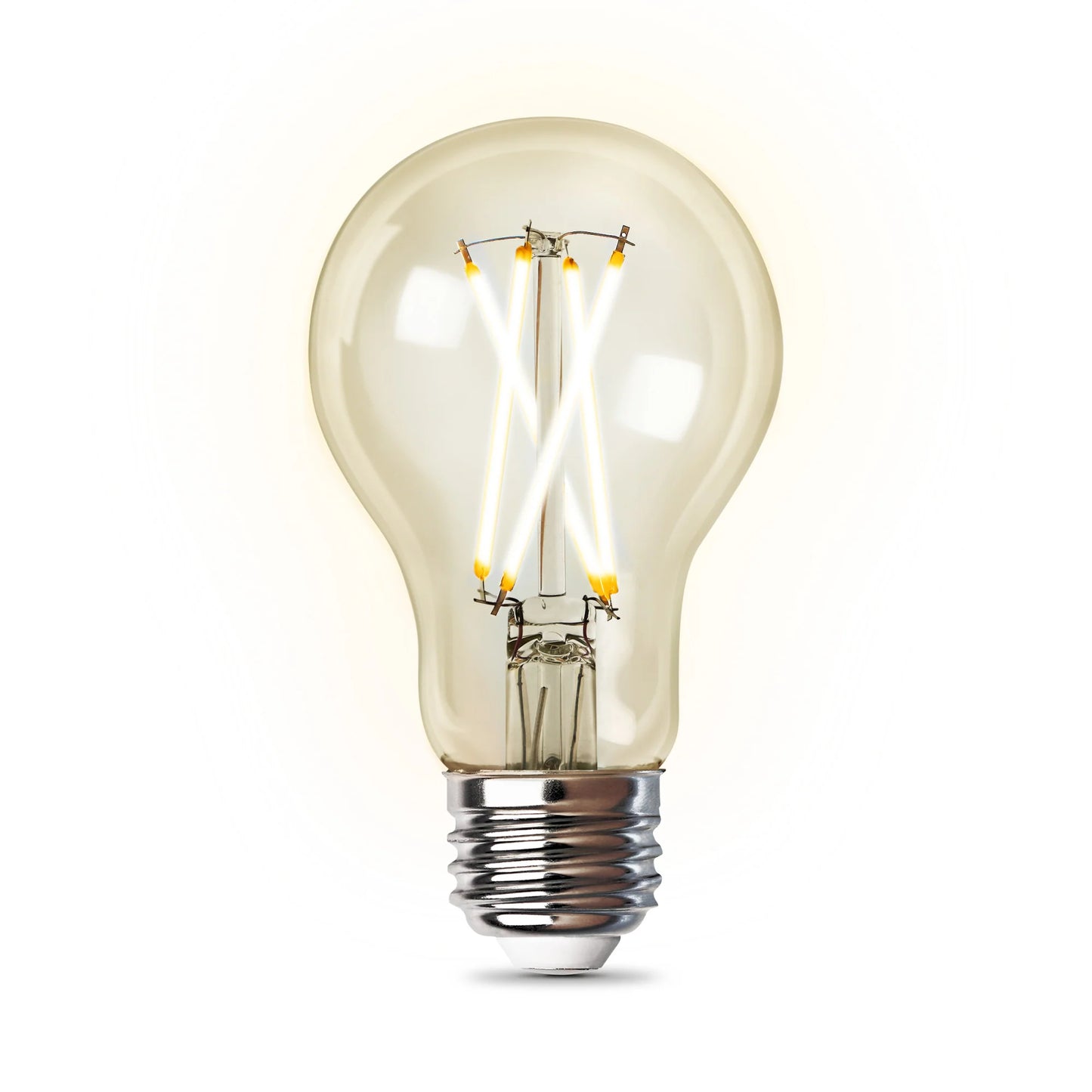 8.8W (60W Replacement) Soft White (2700K) E26 Base Vintage A19 Dimmable Filament Alexa Google Smart Bulb