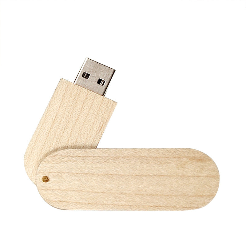 Wooden USB rotating high speed USB 32g