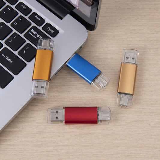 Type-c mobile phone USB flash drive 128g dual use for computer