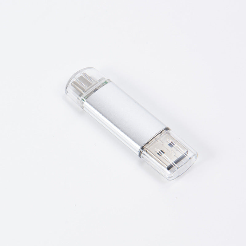 Type-c mobile phone USB flash drive 128g dual use for computer