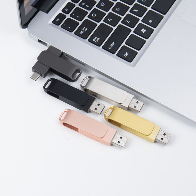 Type-c mobile phone USB flash drive computer dual use 128g